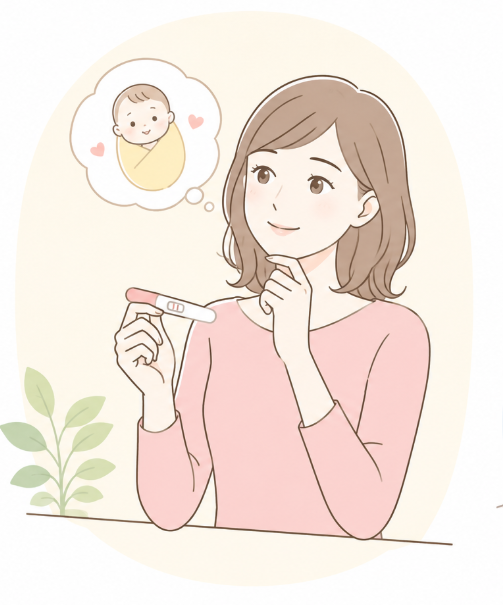 妊娠を考えている方のイメージイラスト